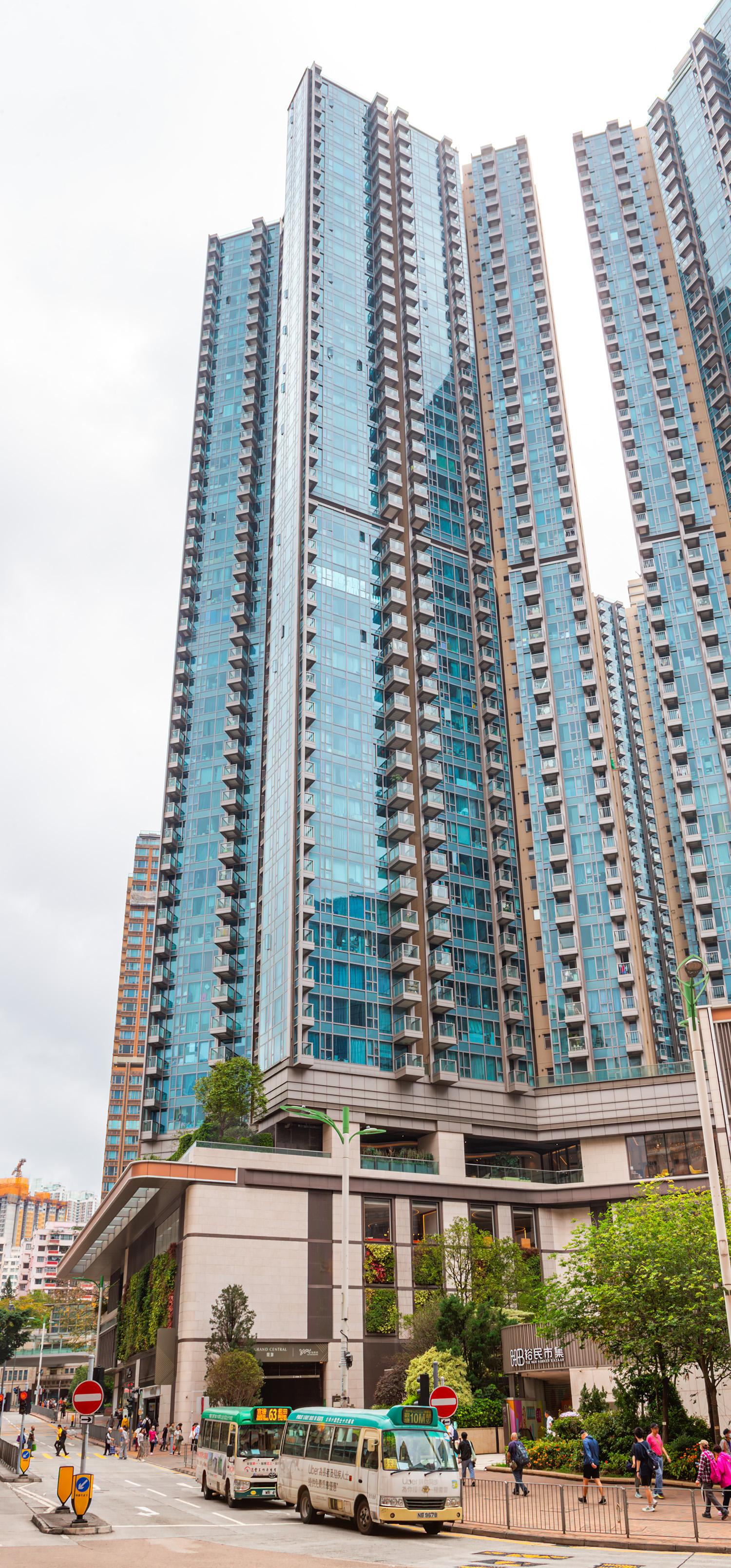 Grand Central Tower 3, Hong Kong - Looking up. © Mathias Beinling